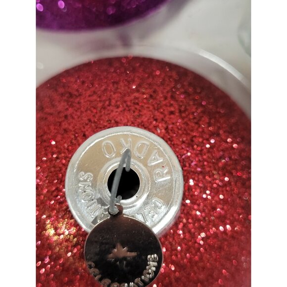 Radko Set 6 Christmas Tree Ornaments 2011 Hand Crafted Glass Celabration Decor - Picture 8 of 10